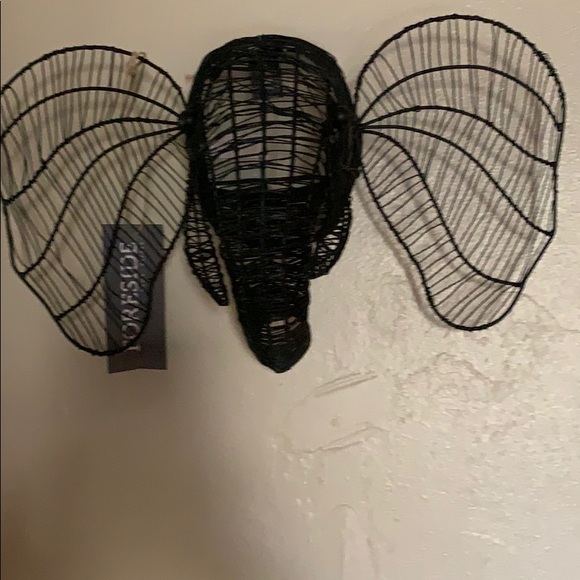 Foreside Home & Garden Other - Elephant head black wire